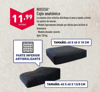 ALDI Novitesse Cojín Anatómico oferta