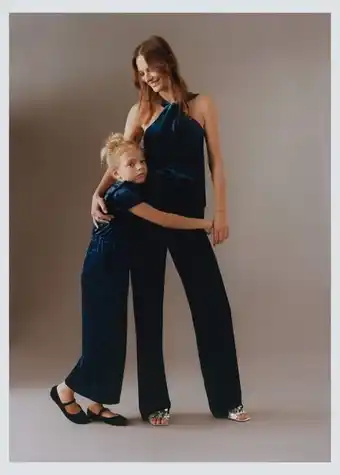 Mango Kids Mono largo terciopelo oferta