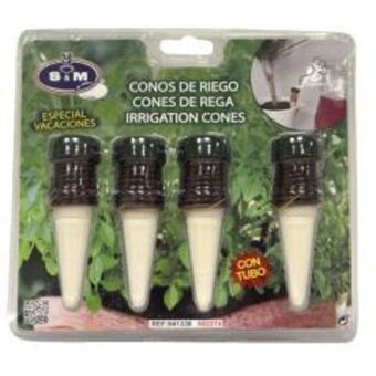 BricoCentro Conos de riego con tubo - blister 4 uds oferta