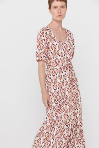 Vestido de punto estampado