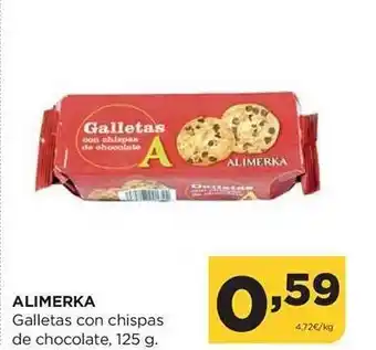 Alimerka Alimerka galletas con chispas de chocolate oferta