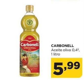 Alimerka Carbonell aceite oliva 0.4° oferta