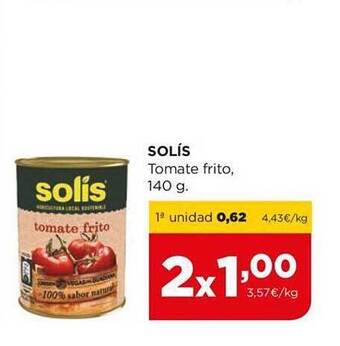 Alimerka Solís tomate frito oferta
