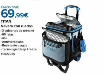 Costco Titan nevera con ruedas oferta