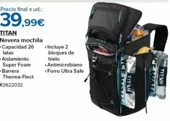 Costco Titan nevera mochila oferta