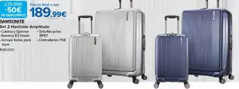 Costco Samsonite set 2 hardside amplitude oferta