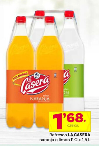 Supermercados Dani Refresco La Casera Naranja o LImón oferta