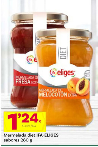 Supermercados Dani Mermelada Diet Ifa-Eliges Sabores 280g oferta