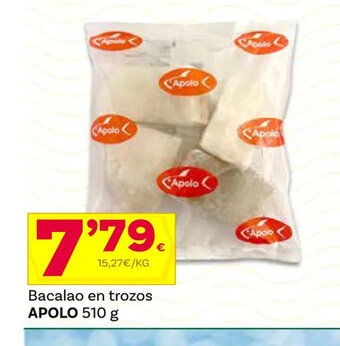 Supermercados Dani Bacalao En Trozos Apolo 510g oferta