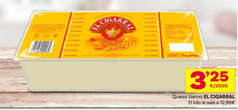 Supermercados Dani Queso Tierno El Cigarral oferta