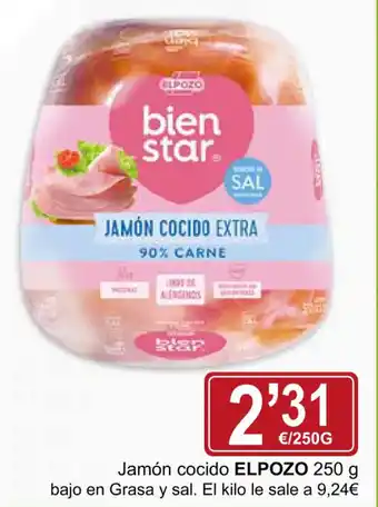 Supermercados Dani Jamón Cocido Elpozo 250g oferta