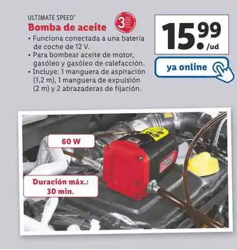 Lidl Ultimate speed bomba de aceite oferta