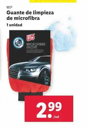 Lidl W5 guante de limpieza de microfibra oferta