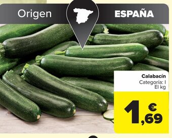 Carrefour Calabacín oferta