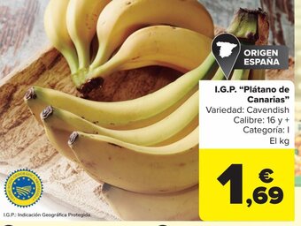 Carrefour I.G.P. Plátano de Canarias oferta
