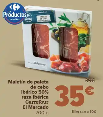 Carrefour Maletín De Paleta De Cebo Ibérica 50% Raza Ibérica oferta