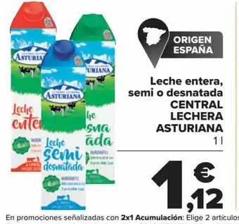 Carrefour Central Lechera Asturiana oferta