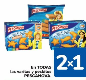 Carrefour En Todas Las Varitas y Peskitos Pescanova oferta