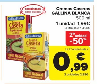Carrefour Cremas Caseras Gallina Blanca oferta