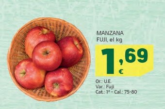 HiperDino Manzana fuji, el kg oferta