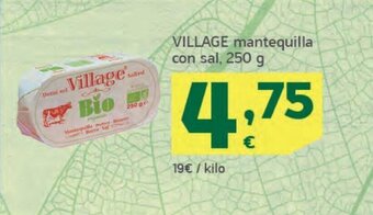 HiperDino Village mantequilla con sal, 250 g oferta