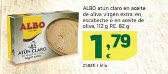 HiperDino ALBO atún claro en aceite de oliva virgen extra oferta