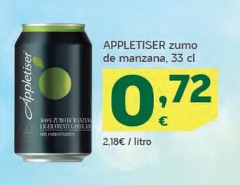 HiperDino Appletiser zumo de manzana, 33 cl oferta