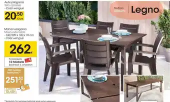 Eroski Silla apilable mesa extensible oferta