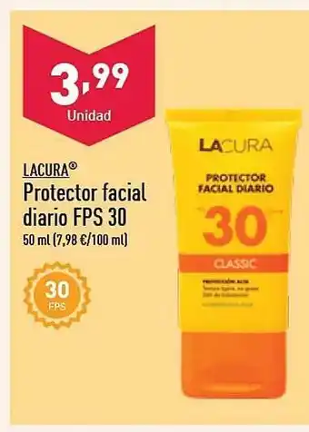 ALDI Lacura protector facial diario fps 30 oferta