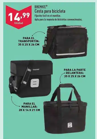 ALDI Bikemate cesta para bicileta oferta