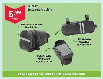 ALDI Bikemate bolsa para bicicleta oferta