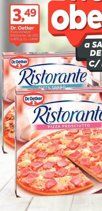 Suma Supermercados Dr. oetker ristorante oferta