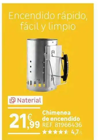 Leroy Merlin Naterial chimenea de encendido oferta