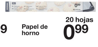 Zeeman Papel de horno oferta