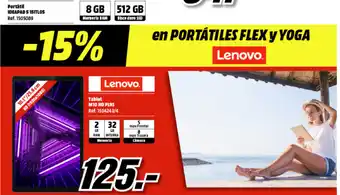 MediaMarkt Lenovo en Portátiles Flex y Yoga Portátil Ideapad 5 15Itl05 oferta