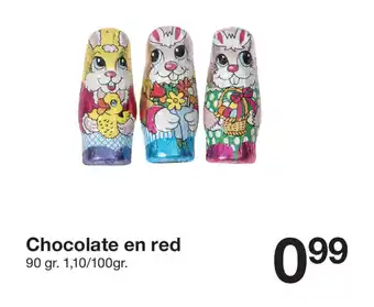 Zeeman Chocolate en red 90 gr. 1,10/100gr oferta