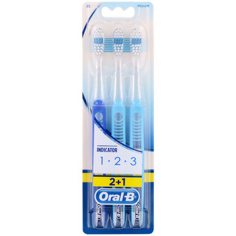 Action Cepillos de dientes oral-b indicador 1-2-3 oferta