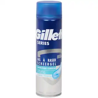 Action Gel de afeitar series gillette sensitive cool oferta