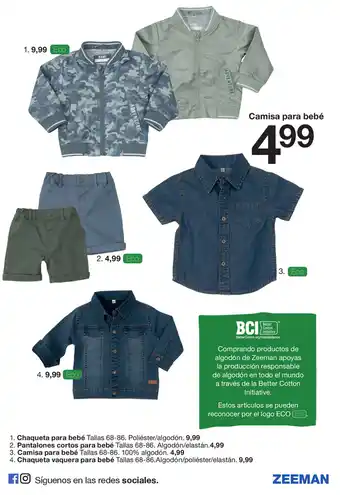 Zeeman Camisa para bebé oferta