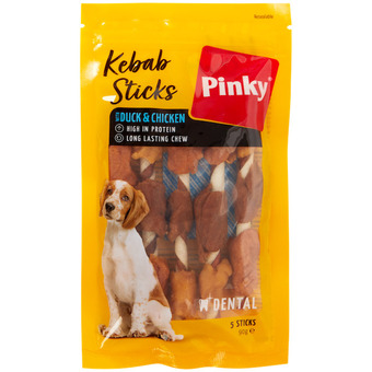 Action Palitos de kebab para perros pinky oferta