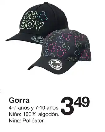 Zeeman Gorra 4-7 años y 7-10 años, 100% algodón, Poliéster oferta