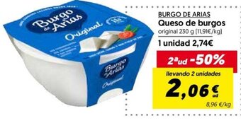 Hiper Usera Burgo de Arias Queso de Burgos oferta