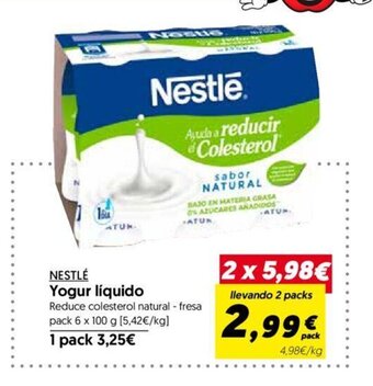 Hiper Usera Nestlé Yogur Líquido oferta