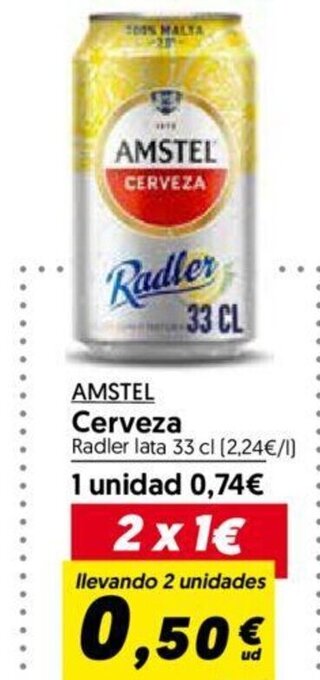 Hiper Usera Amstel Cerveza oferta