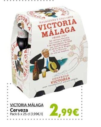 Hiper Usera Victoria Málaga Cerveza oferta