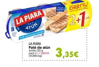 Hiper Usera La Piara Paté De Atún oferta
