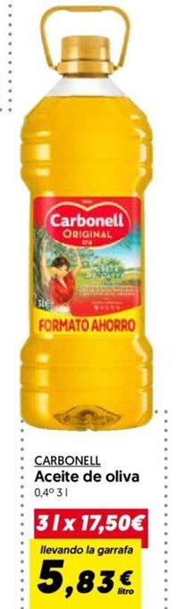 Hiper Usera Carbonell Aceite de Oliva oferta