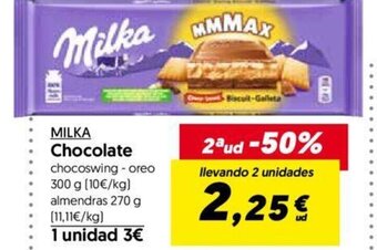 Hiper Usera Milka Chocolate oferta