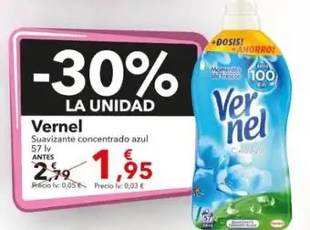 Clarel Vernel Suavizante concentrado azul 57 lv oferta