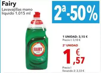 Clarel Fairy Lavavajillas mano liquido 1.015ml oferta